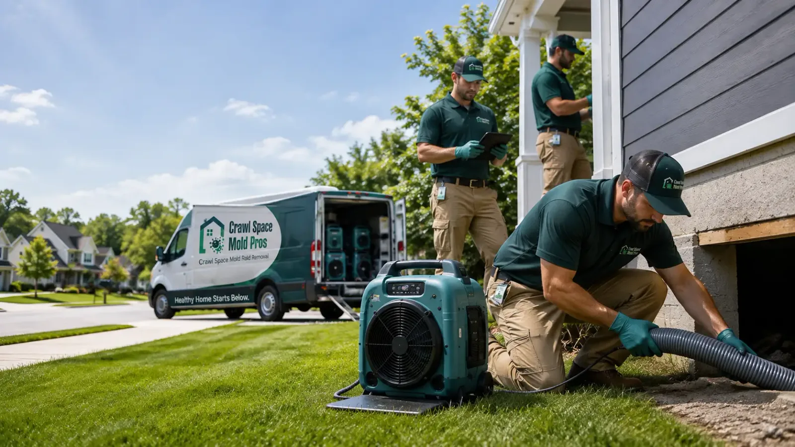 Crawl Space Mold Removal in Lawton, IA